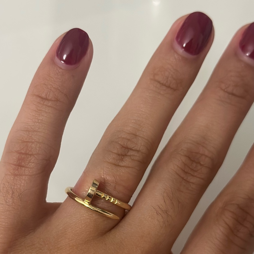 Cartier Juste un Clou ring, small model, 18K yellow gold